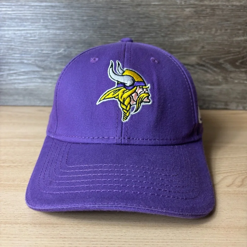 Minnesota Vikings Hat Cap Snap Back Purple NFL Football Miller Lite Adjustable
